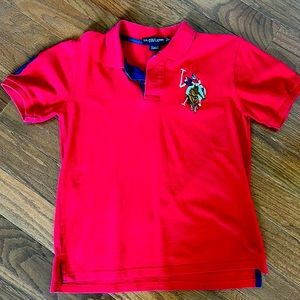 Polo boys shirt red